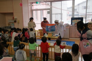 わたあめ屋さん登場