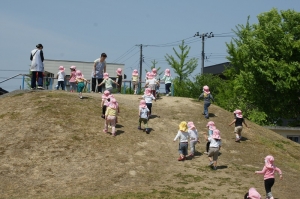 ぼたんぐみ　みんな、お山に登って