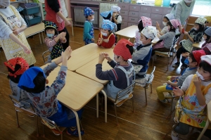 アルコールで消毒