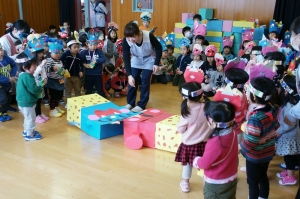 ０〜２歳でダンボール鬼を倒しました