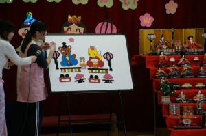 パネルシアター「うれしいひなまつり」