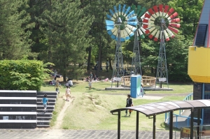 屋外でも遊べました