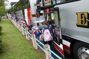 ３号車に乗って