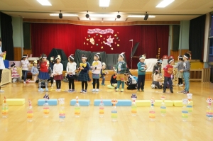 輪投げでお土産をもらおうゲーム