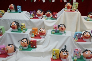 年中「風船張り子…顔」