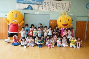 年中さんも記念撮影