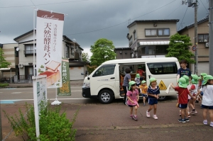 2号車がやって来て、1班は帰ります