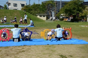 年長障害物レース