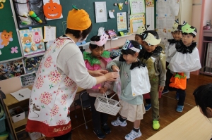 お菓子をもらいました