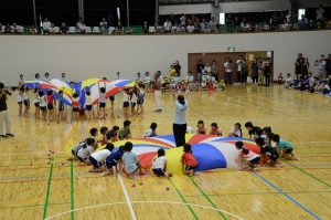 バルーン遊戯「ひまわりとあさがお」