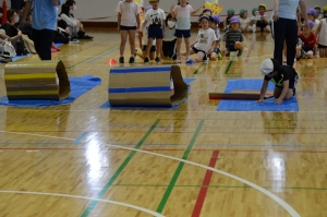 年長「障害物レース」