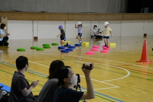 年長「障害物レース」