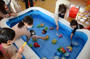 ビニールヨーヨー風船釣り