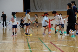 年長「バトンリレー」