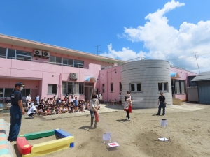 消火訓練見学