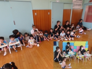 ばら、つぼみ組さんも参加しました