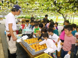 秋の遠足”新潟市池田観光果樹園”
