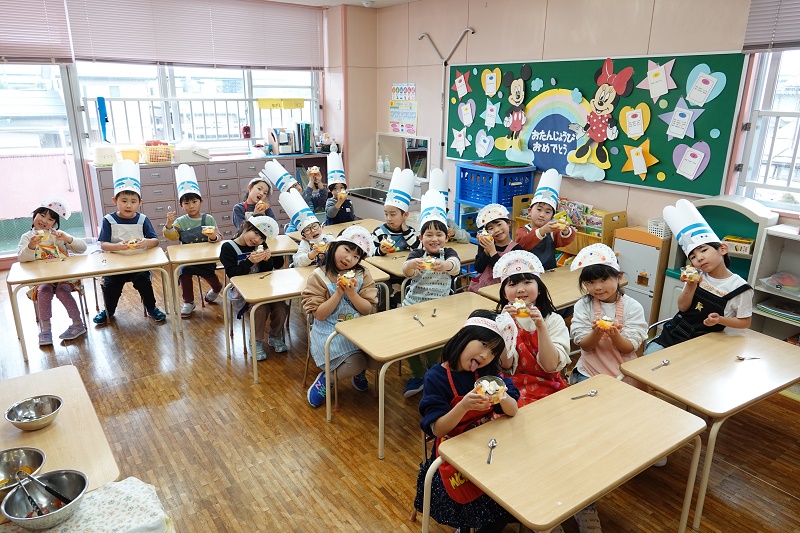 3月10日（金）年長の「レッツトライクッキングⅧ」