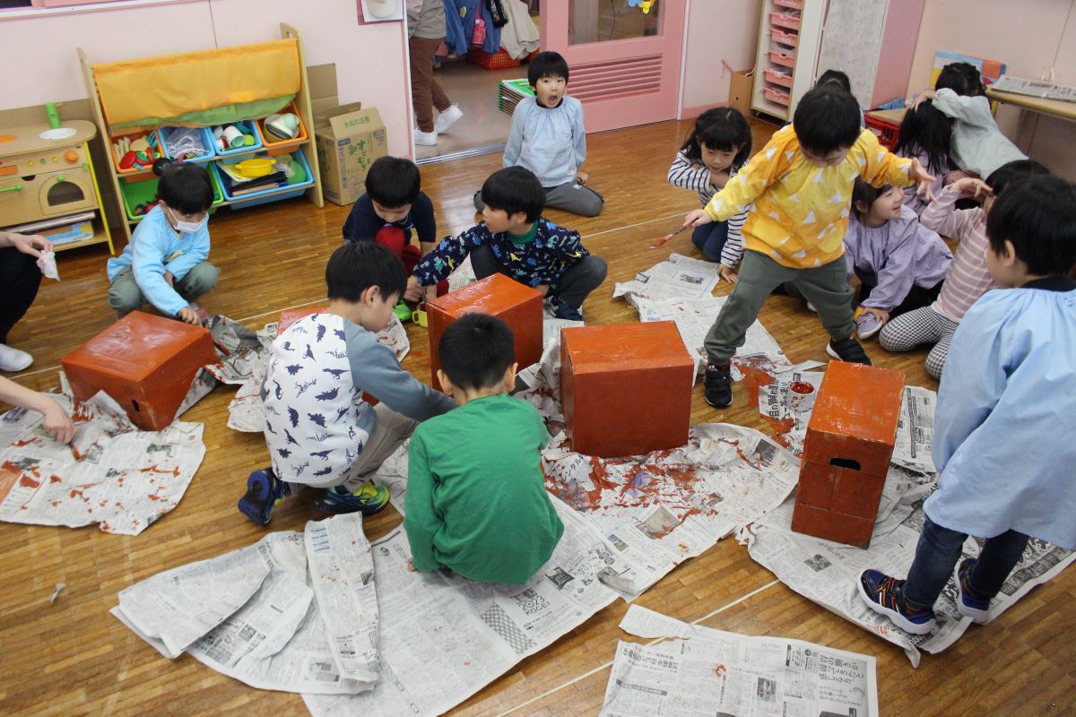 11月27日（月）年長の製作活動