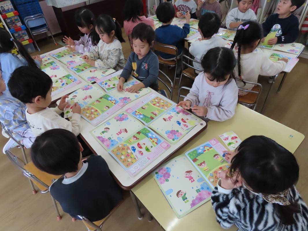 年少組　「はじめてのワークブック」