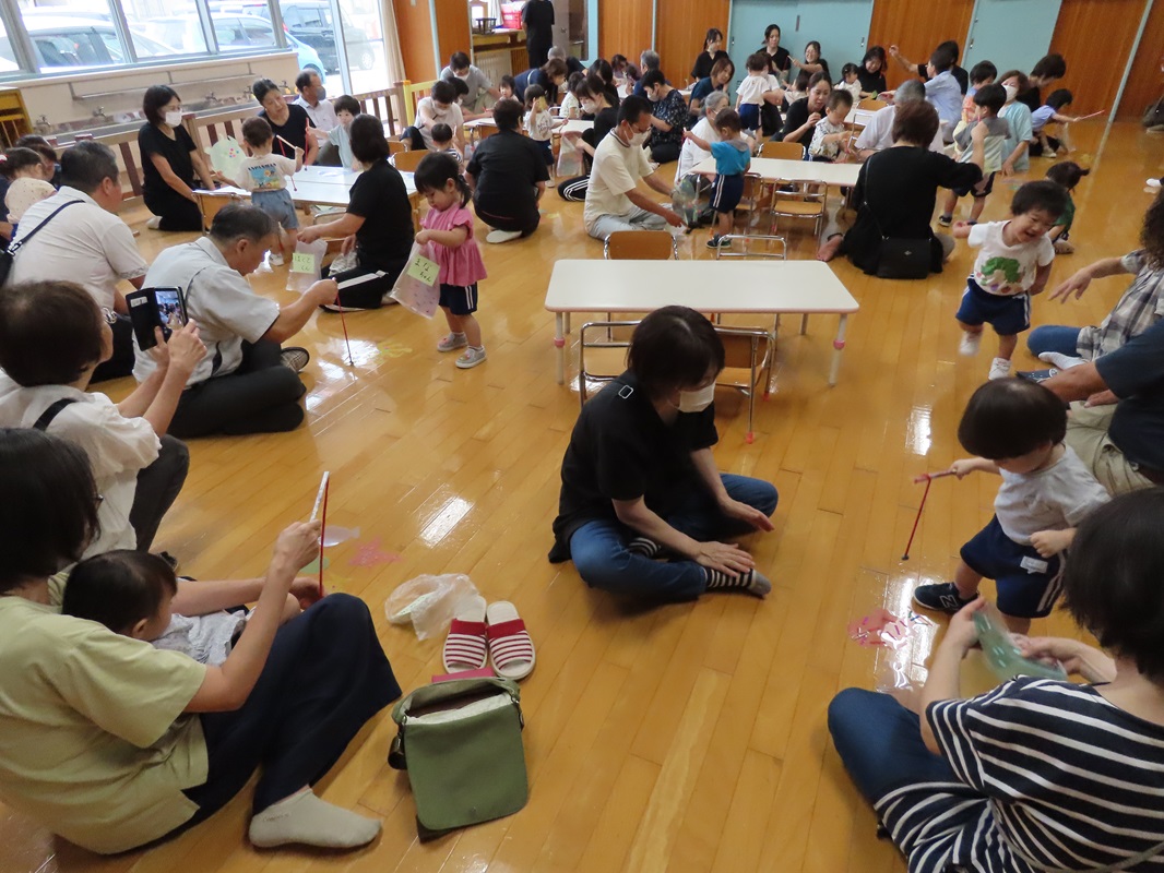 ９月１１日（水） ばら組 祖父母参観