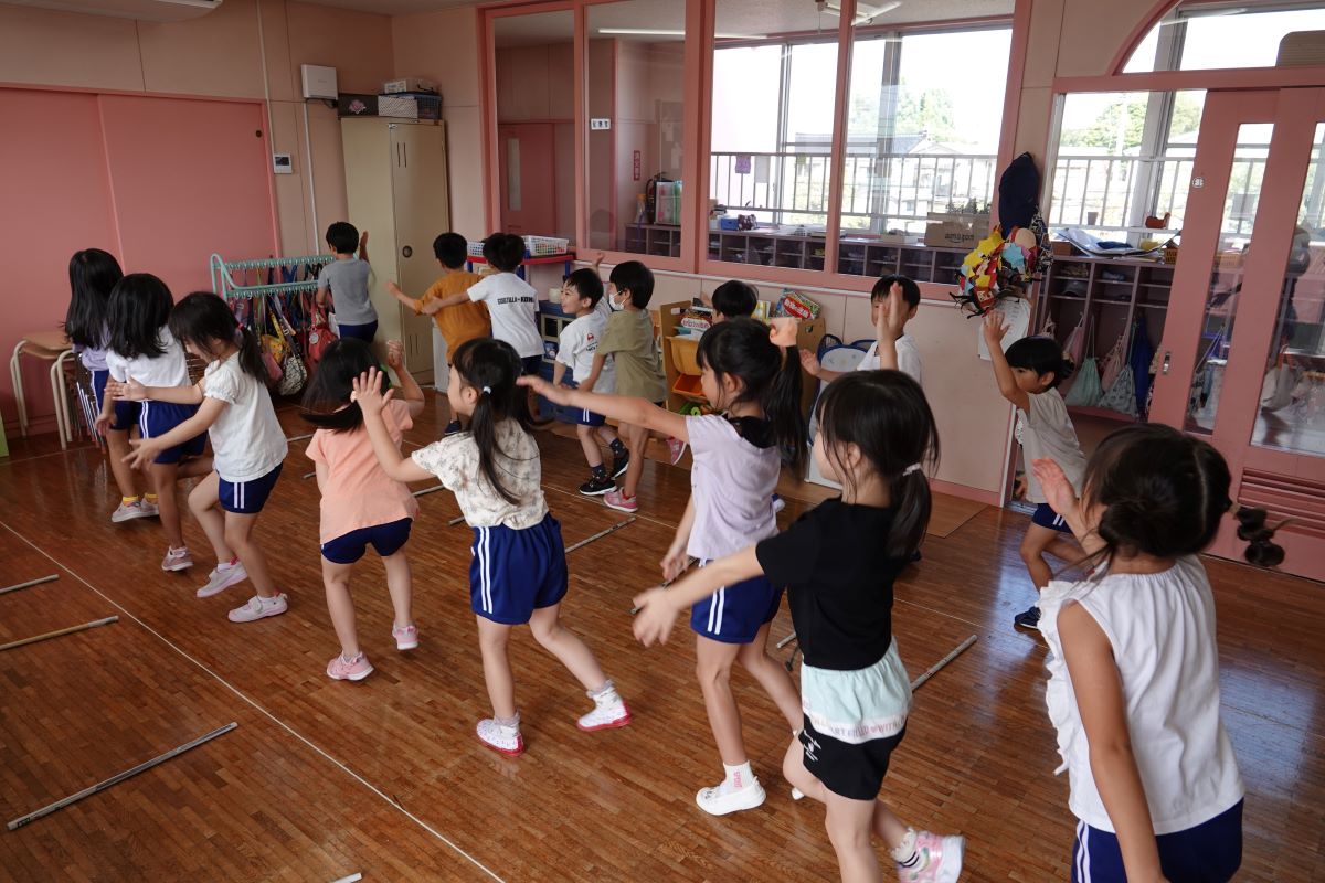 9月11日（月）ゆりぐみのお遊戯会練習