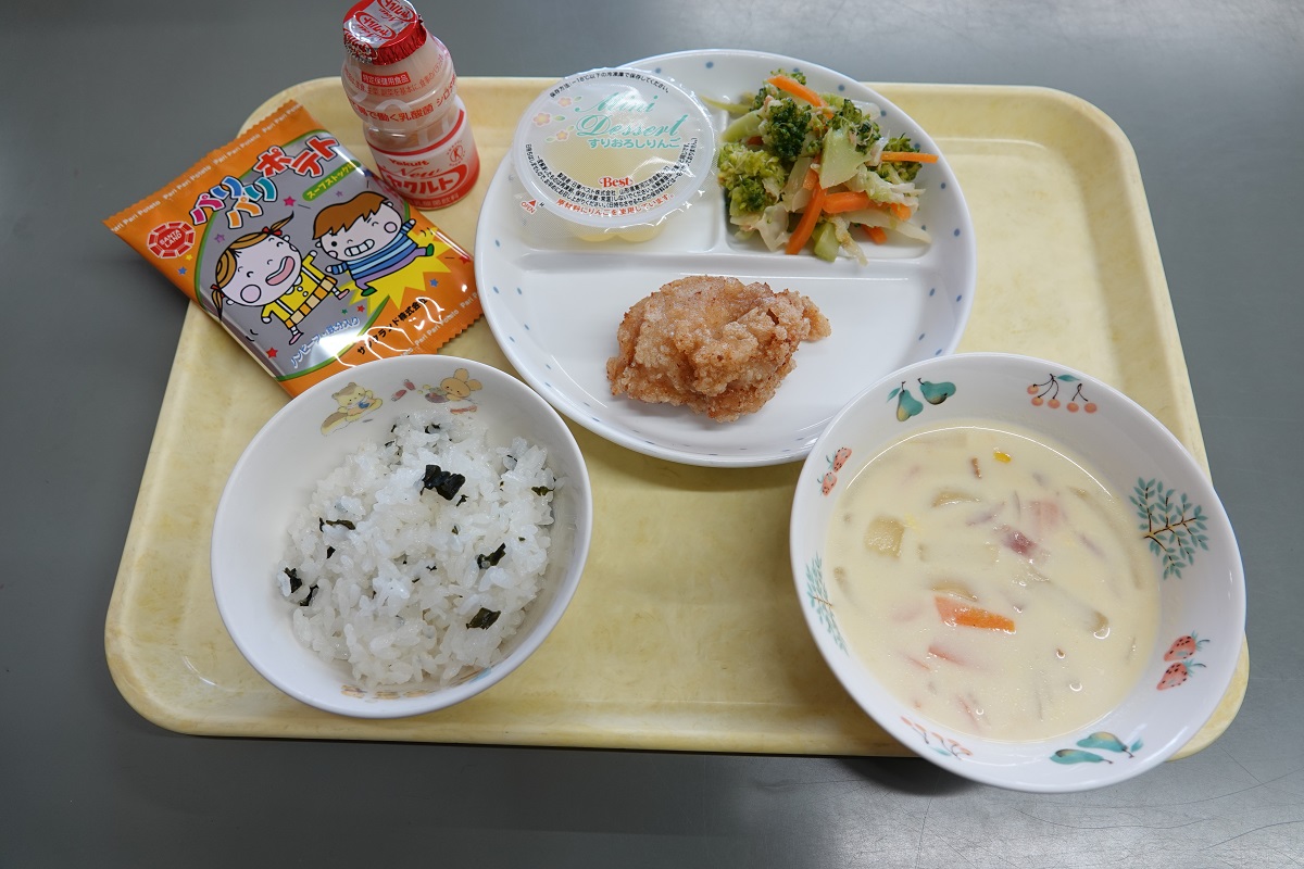 ４月20日（木）４月お誕生会お祝いの給食