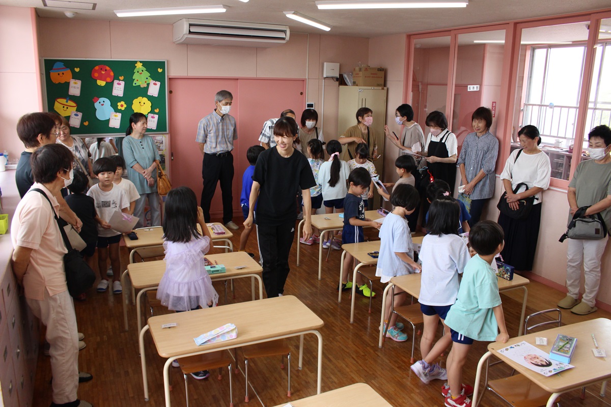 おじいちゃん、おばあちゃんにプレゼント