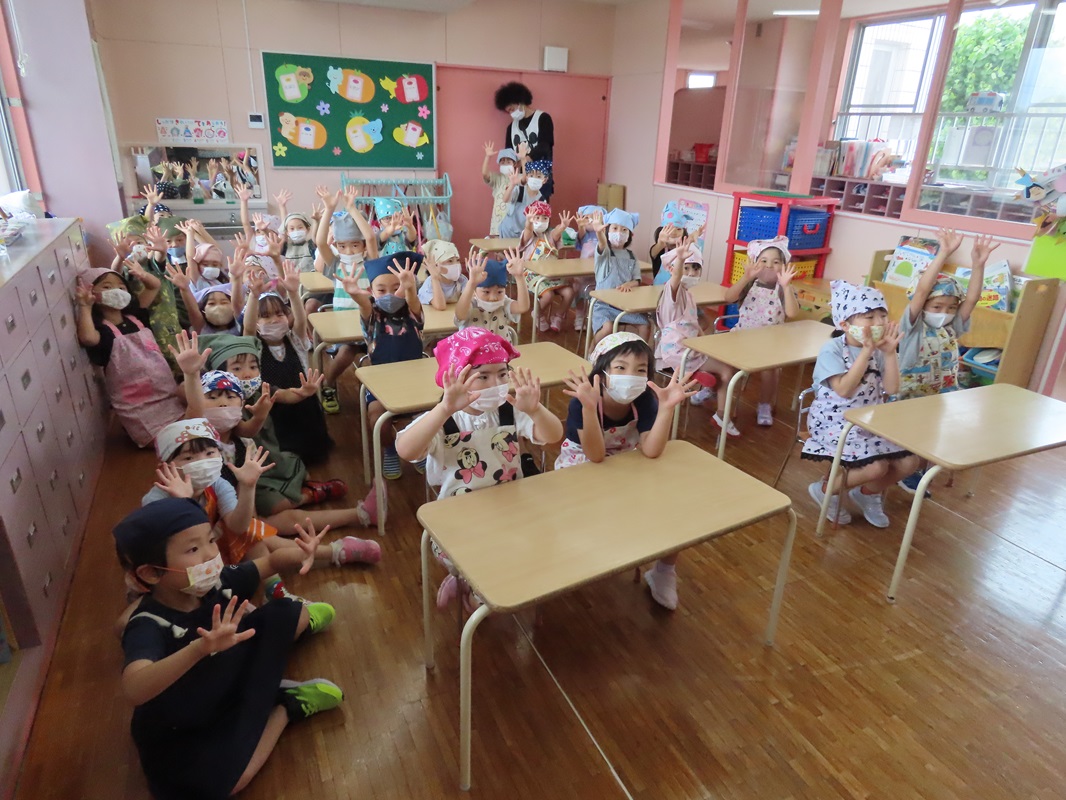 手を洗って準備ＯＫ！