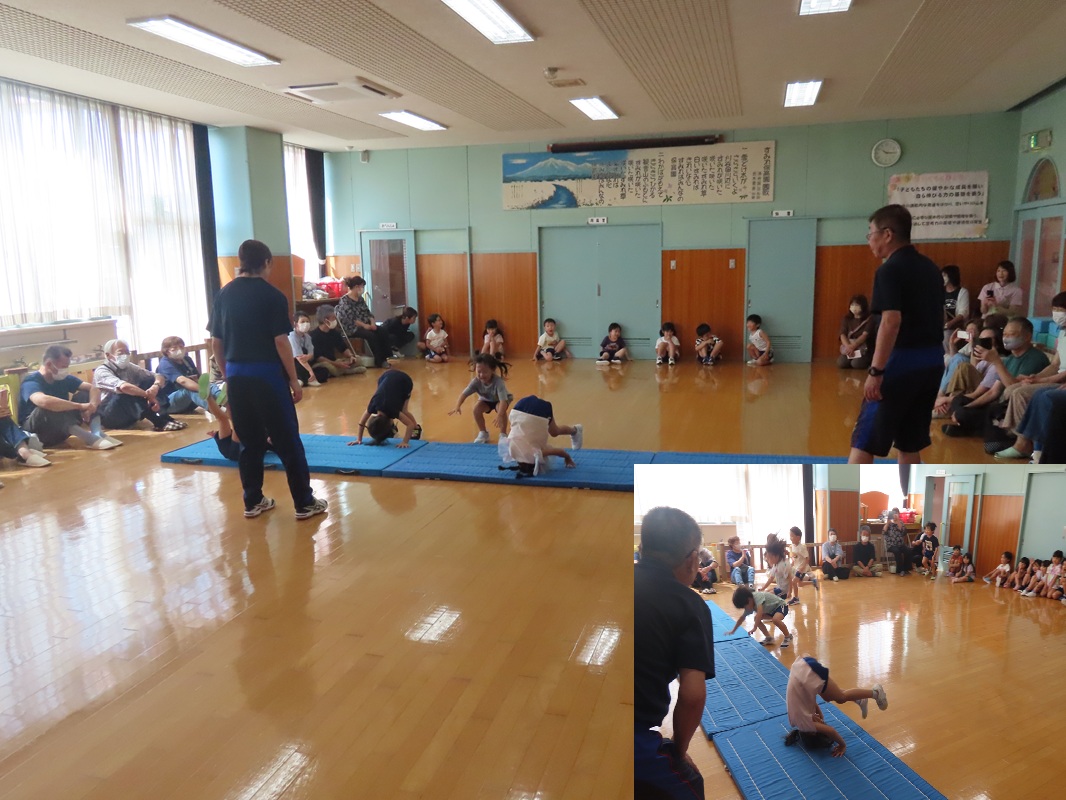 きく組～前転にチャレンジ～