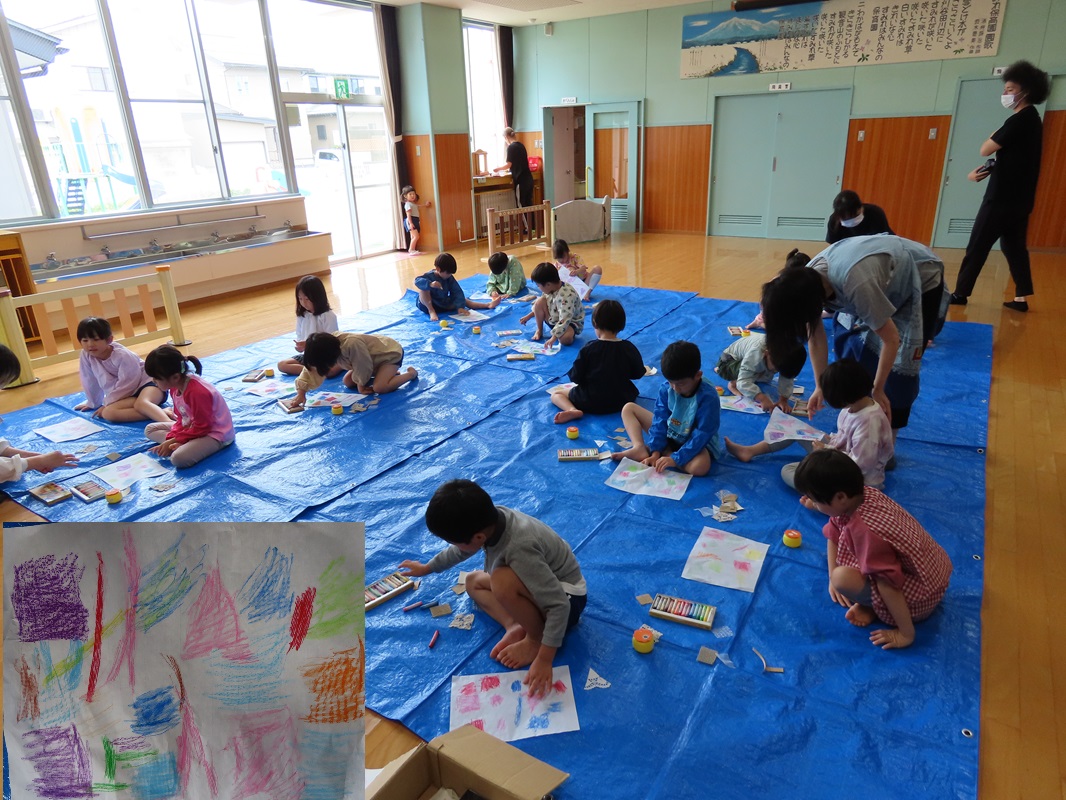 ７月１６日（火） ゆり組 わくわくエンジョイアート