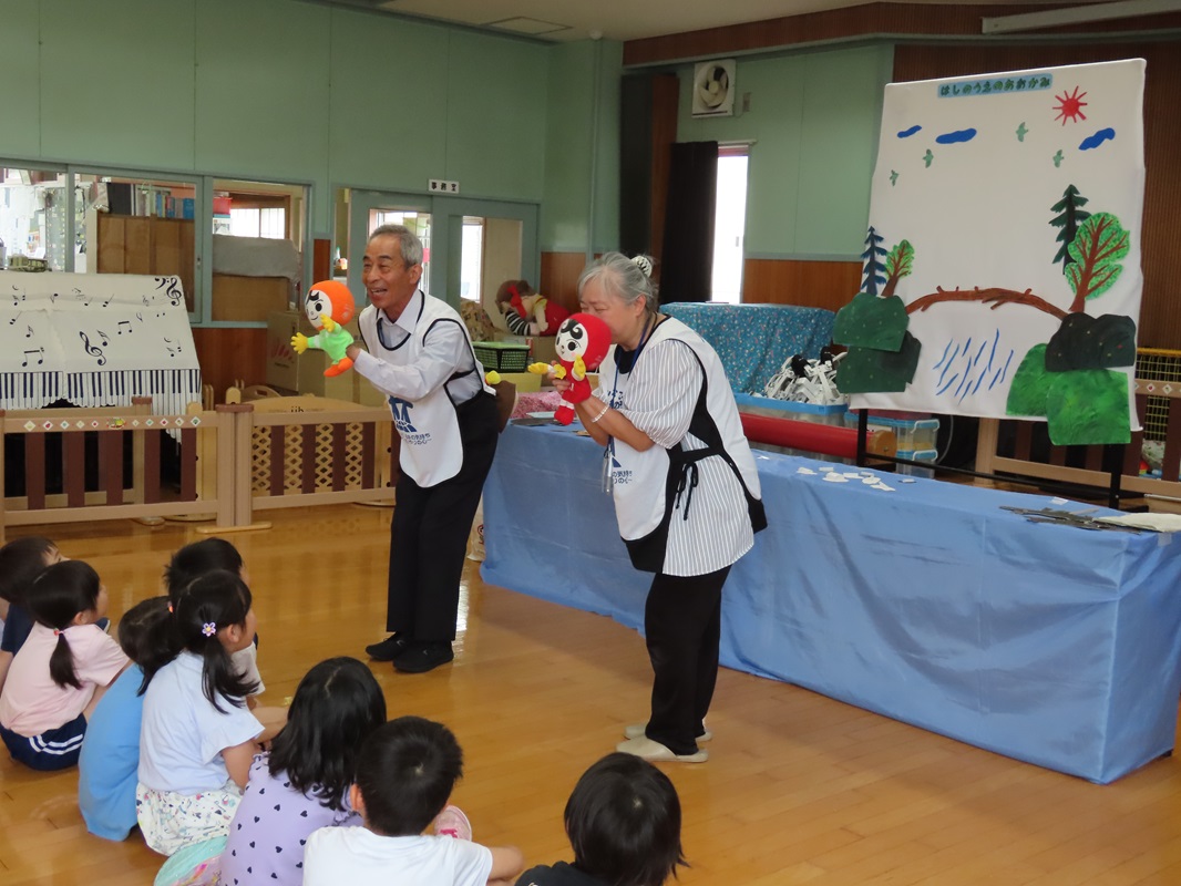 パペットを使ったお話