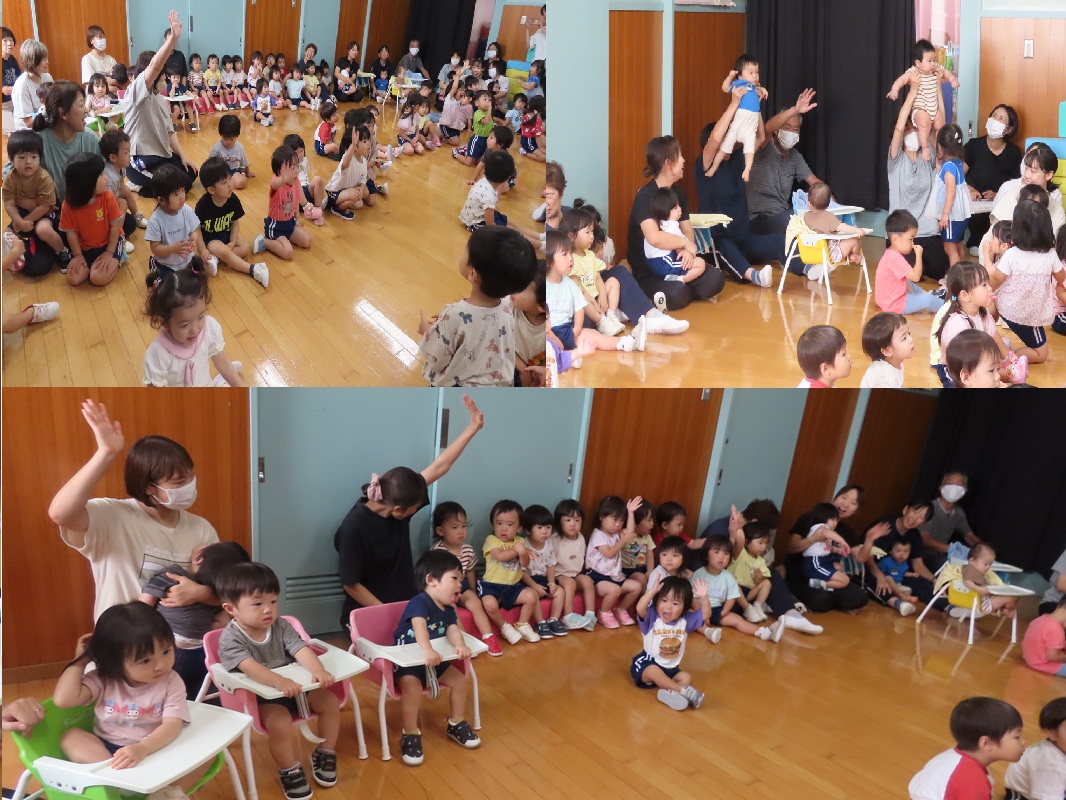 ぼたん、ばら、つぼみ組さんも参加しました♬