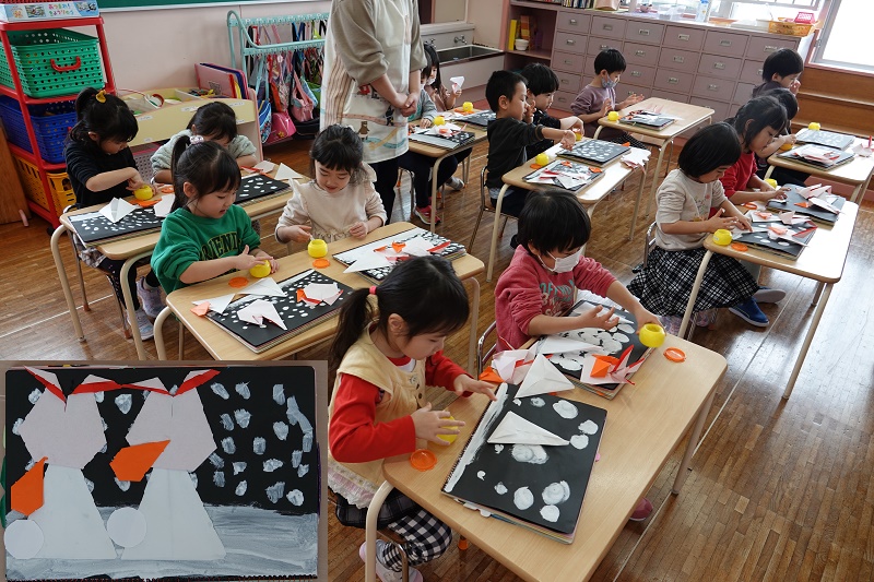 1月6日（金）年中の「雪うさぎ」製作