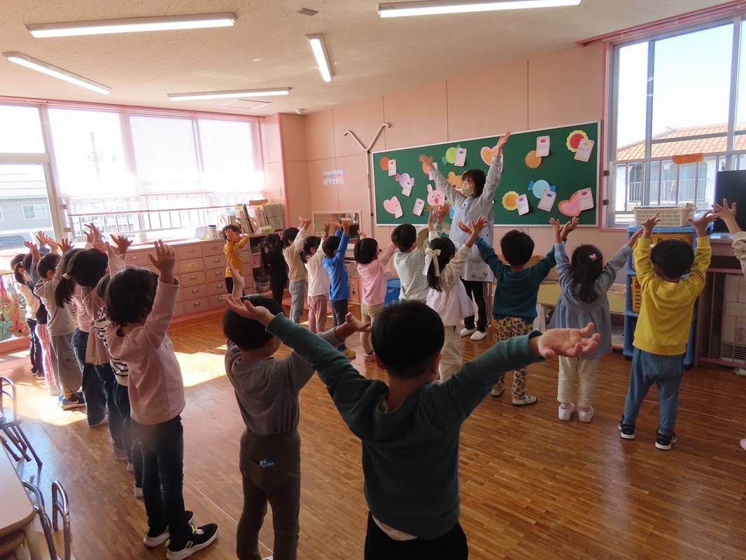 きく組　お遊戯会練習