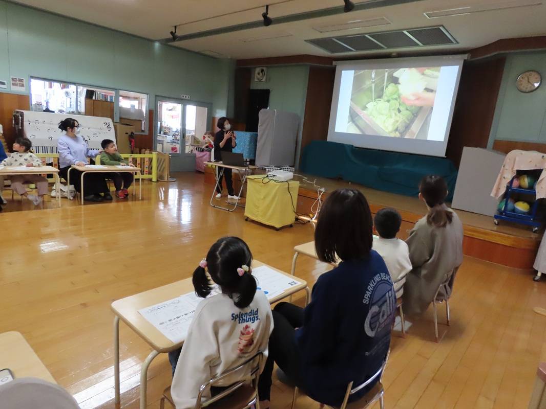 すみれ組 給食試食会