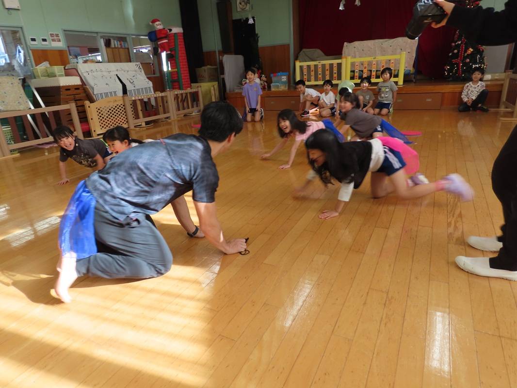 年長組　わくわくちゃれんじ「運動あそび」
