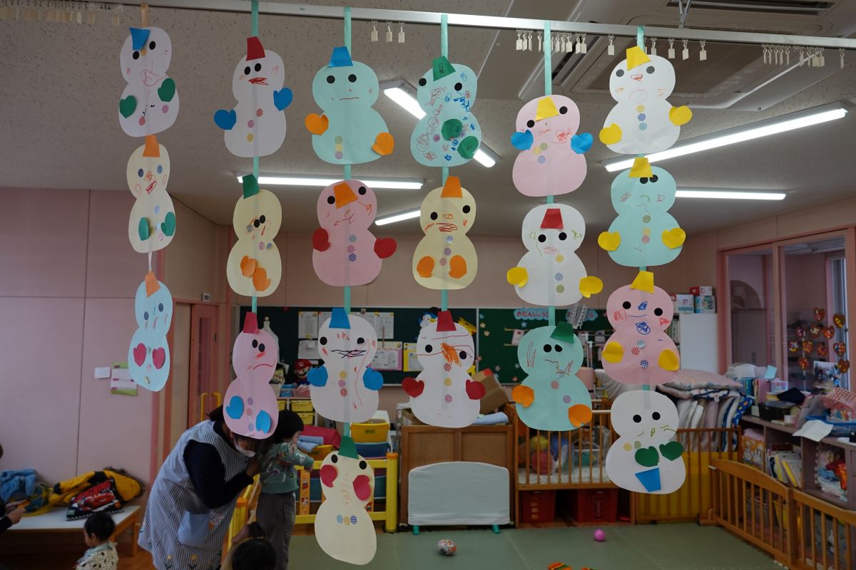 2月9日（金）ばらぐみの「雪だるま」