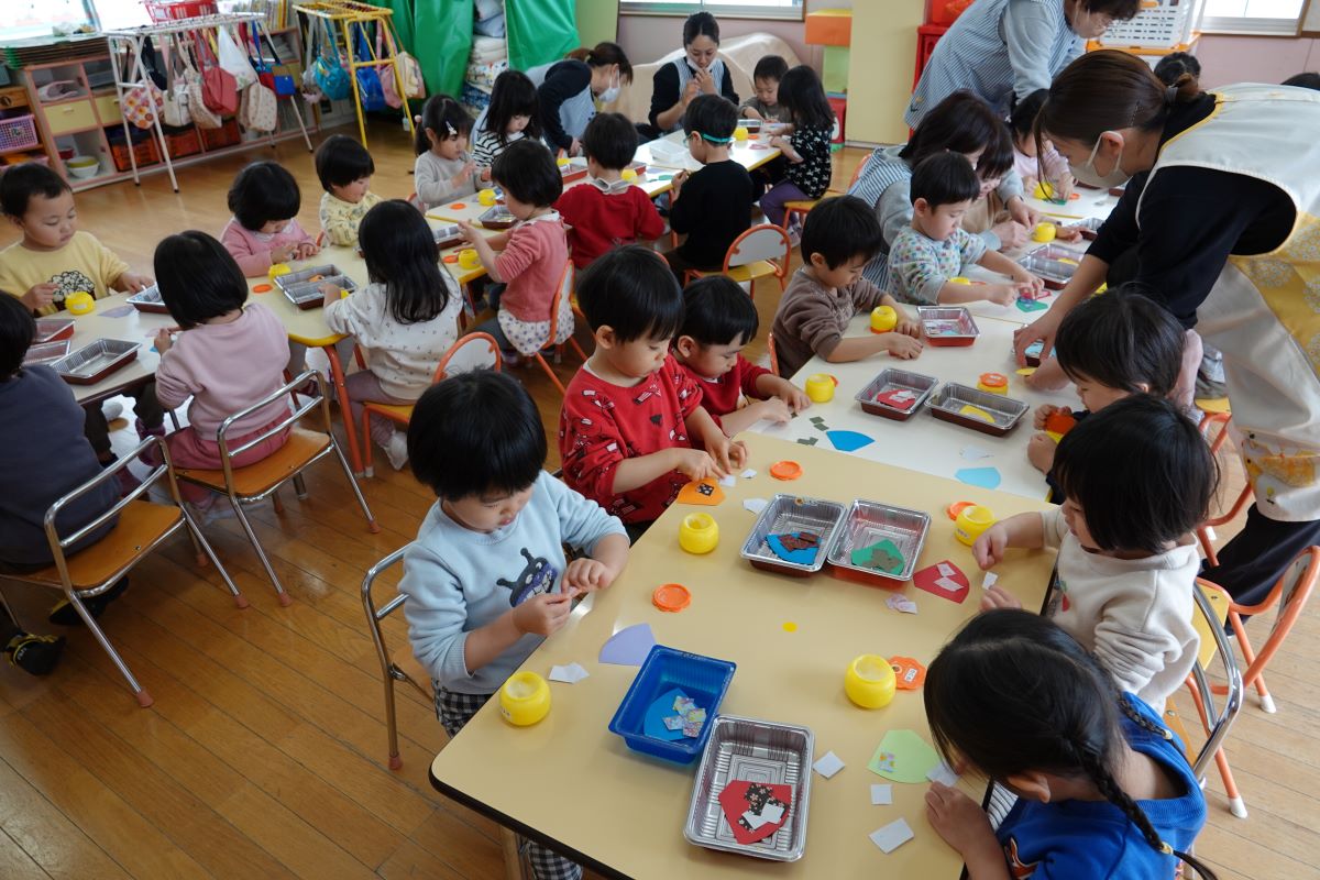 2月22日（木）ぼたんぐみのひな人形製作