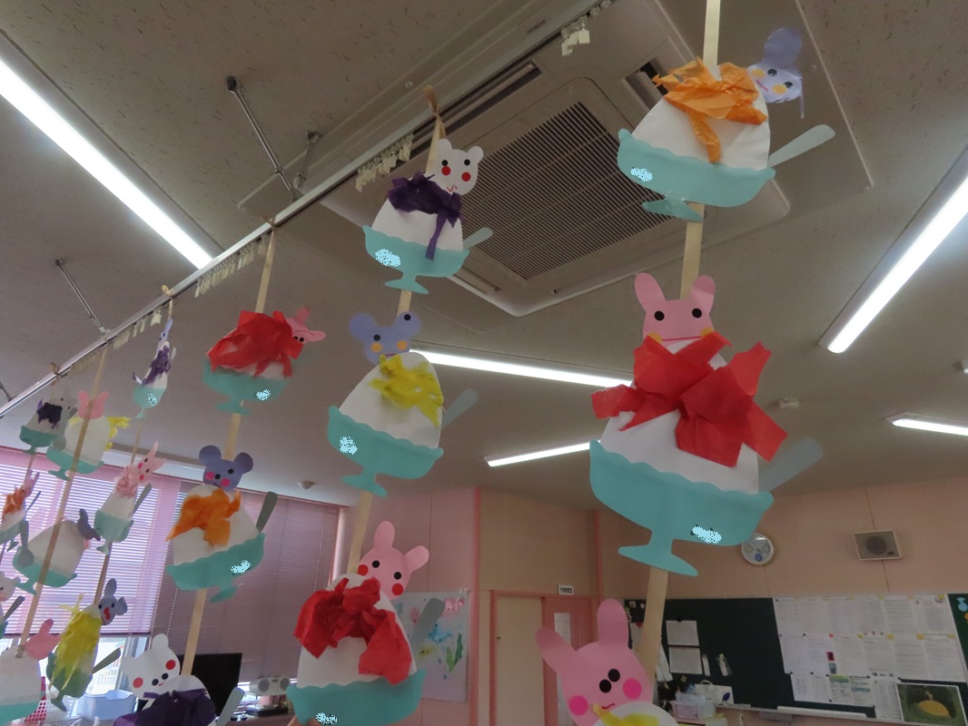 7月22日（月） ばら組 かき氷製作