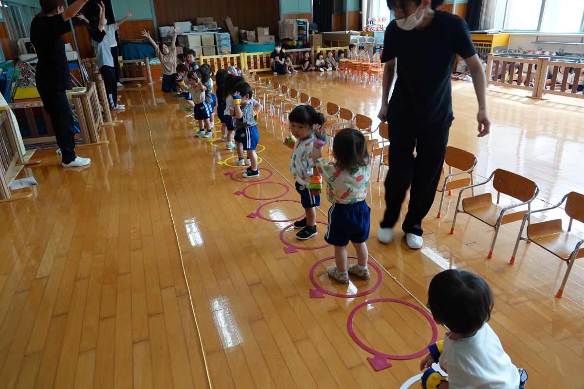 9月22日（金）ばらぐみのお遊戯会練習