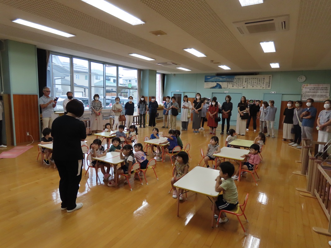 ９月１２日（木） ぼたん組 祖父母参観