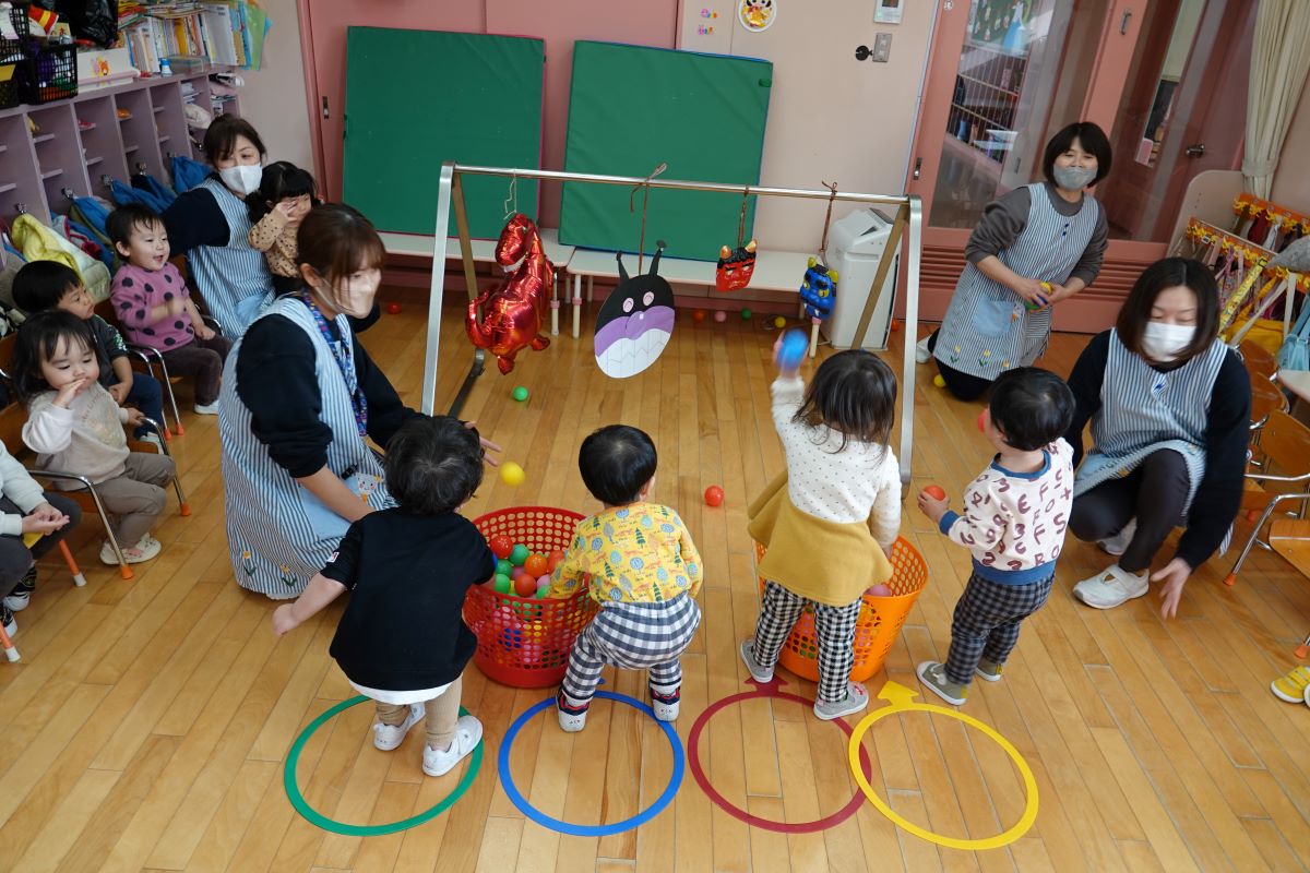 1月22日（月）ばらぐみの「豆まき練習」