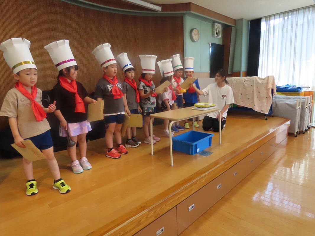 すみれ組の出し物チーム