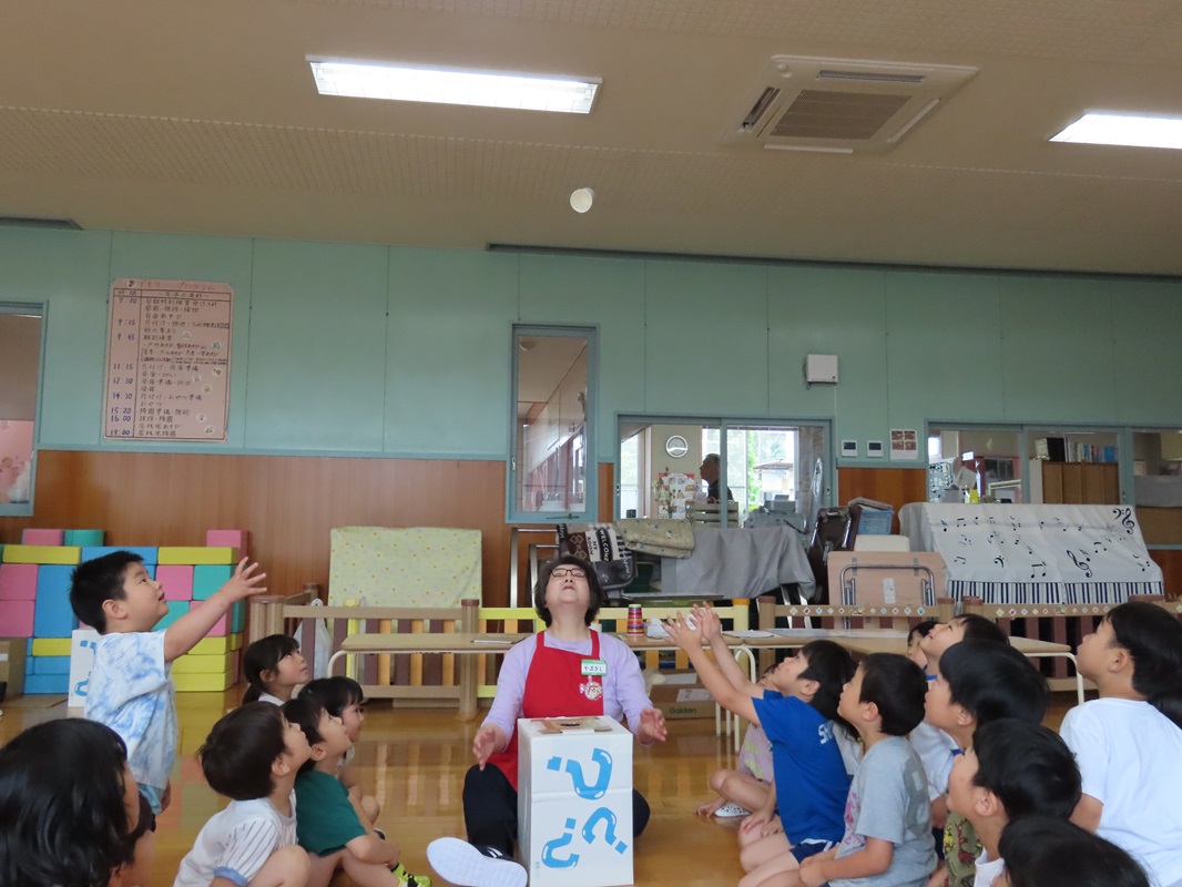 紙コップロケット発射！