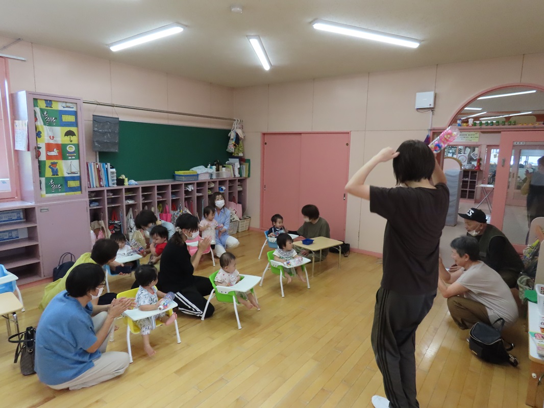 ９月１１日（水） つぼみ組 祖父母参観