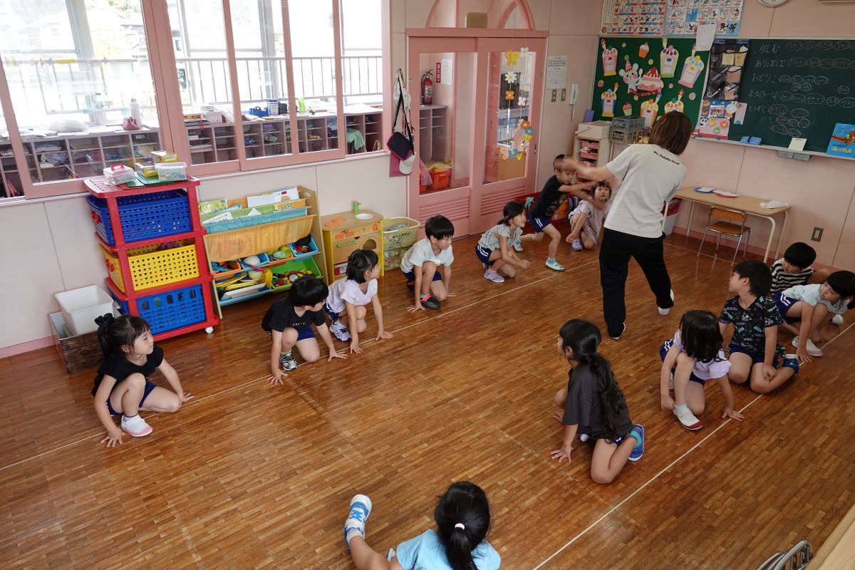 9月1日（金）すみれぐみのお遊戯会練習