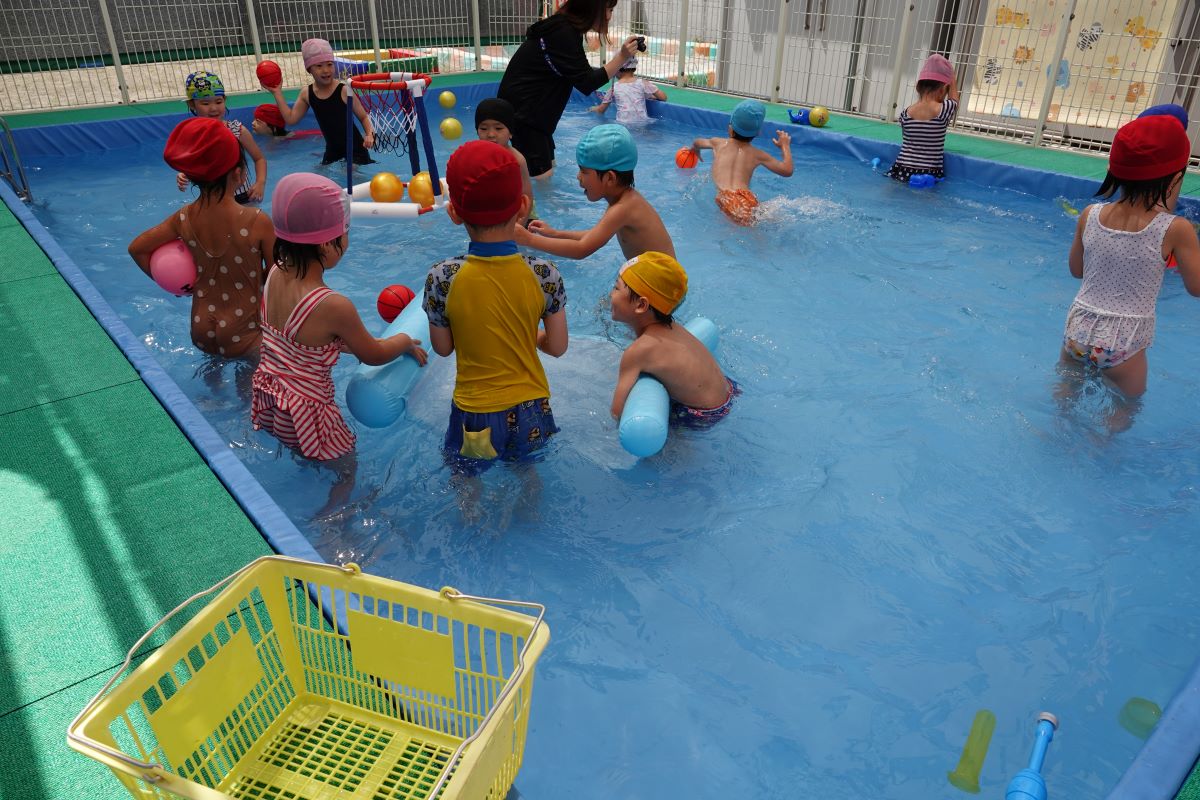 8月3日（木）たけぐみのプール遊び