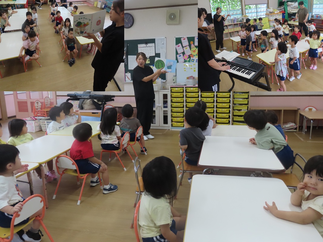 8月12日（火） ぼたん組 朝の会の様子