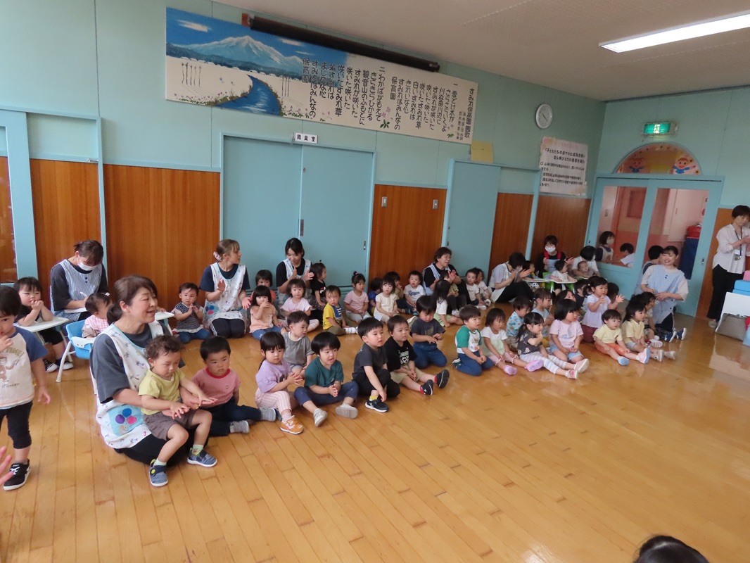 ♬未満児クラスも盛り上がりました♬